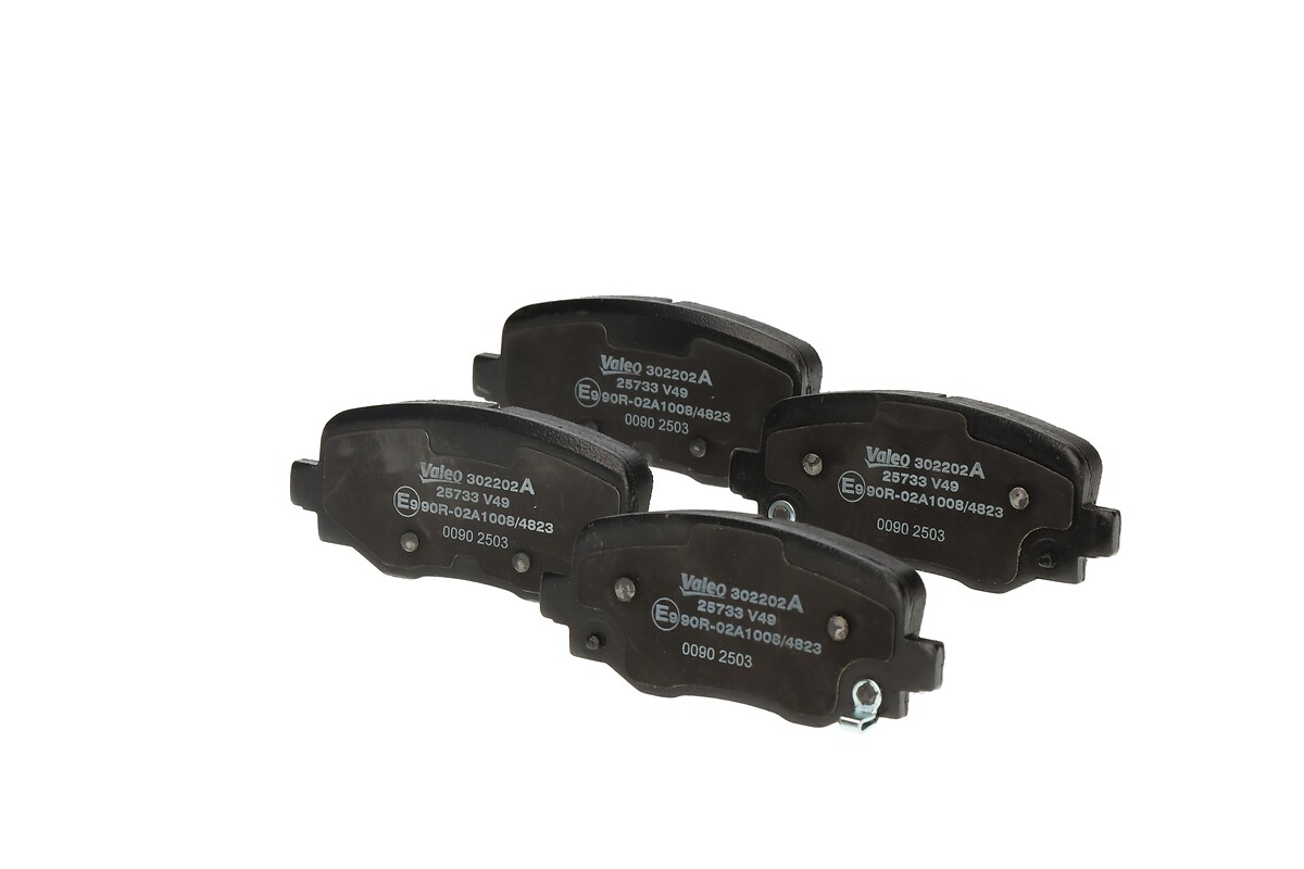 Jeu de 4 plaquettes de frein VALEO ref. 302202A